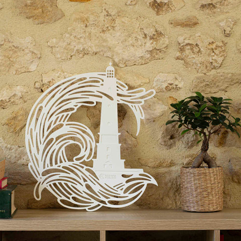 Sculpture murale CORDOUAN & VAGUES