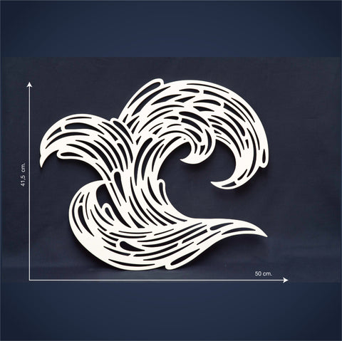 Sculpture murale VAGUE