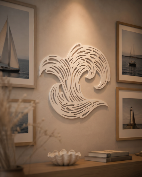 Sculpture murale VAGUE