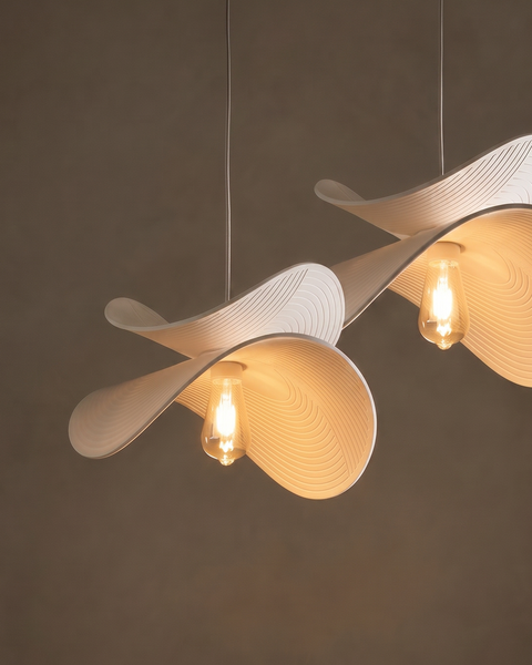 Suspension RASEN -design en matière minérale | Fait main France-