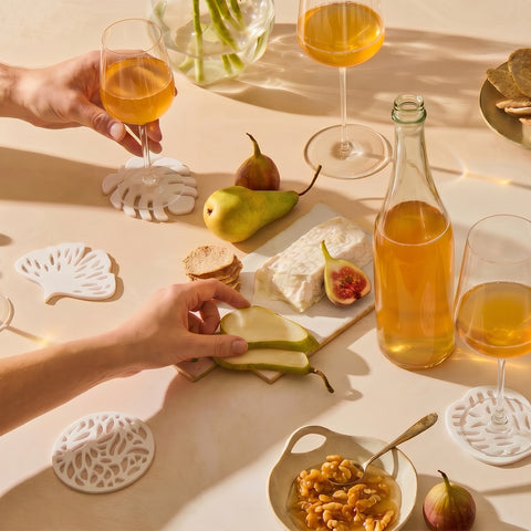 Set de 4 dessous de verre - Objets design en matière minérale
